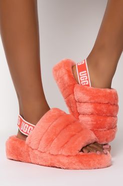 AKIRA Ugg Fluff Yeah Slide Sandal