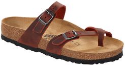 AKIRA Birkenstock Mayari Oiled Lthr Earth Red