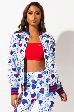 AKIRA Champion Satin Baseball Jacket