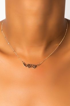 Cursive Script Indy Necklace