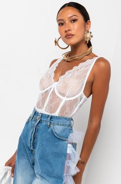 Eve Sexy Lounge Lace Bodysuit