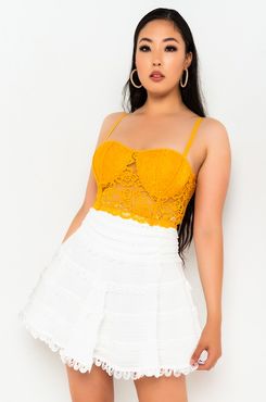 Life Of The Party Lace Crop Top
