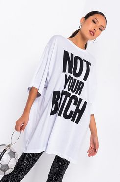 Not Your Bish Tshirt Dress