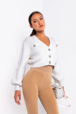 Shine All Day Long Sleeve Cropped Sweater