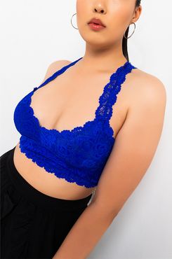 You Been On My Mind Scoop Neck Lace Bralet