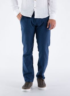 PANTALONE CHINO MISTO LINO