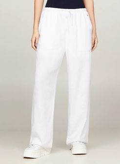 PANTALONE HARPER MOM DRITTI CON LACCI