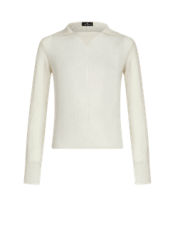 Maglia In Lana, Donna, Bianco