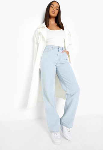 Denim Basic Wide Leg Jeans - Blue - 2
