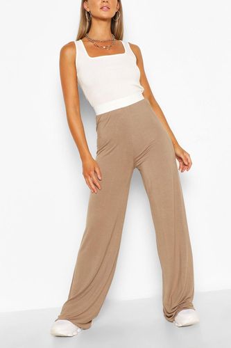 Everyday Tonal Wide Leg Pants - Beige - 4