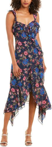 WAYF Ruffle Midi Dress