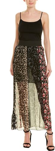 Anna Sui Artisan Soiree Silk Maxi Skirt
