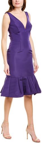 Oscar de la Renta Silk Cocktail Dress