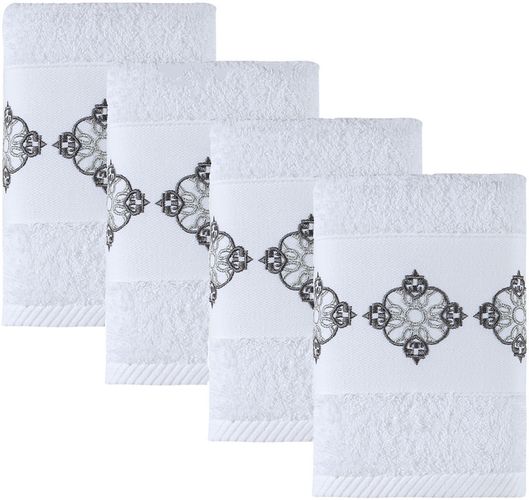 ozan Premium Home Amphora 4pc Hand Towel Set
