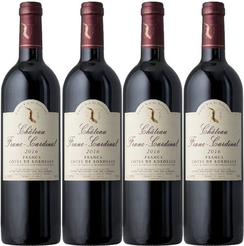 Chateau Franc-Cardinal 2016: 4 or 12 Bottles