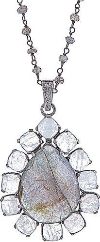 Forever Creations 18K Over Silver 38.00 ct. tw. Gemstone 30in Necklace