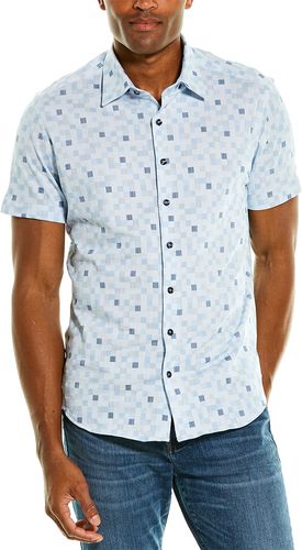Stone Rose Printed Woven Shirt