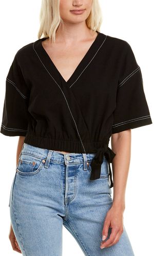 LUMIERE Tie-Front Top