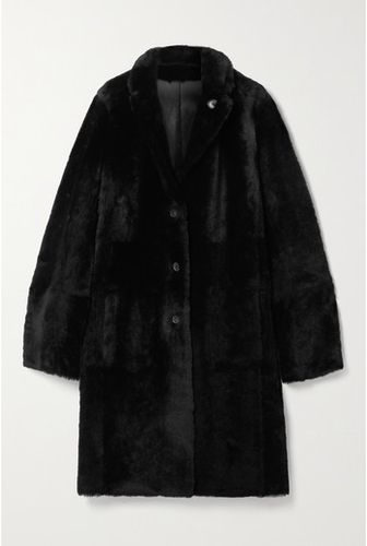Britanny Reversible Shearling Coat - Black