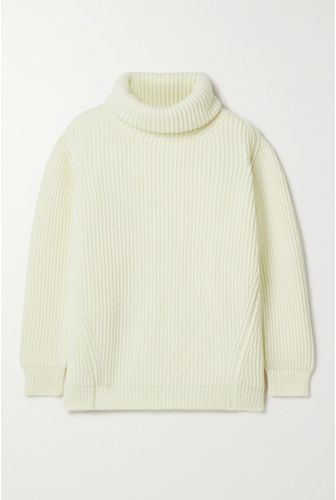 &Daughter - Net Sustain Inver Ribbed Merino Wool-blend Turtleneck Sweater - Cream