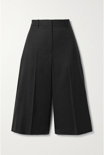 Ilford Wool-blend Twill Culottes - Black