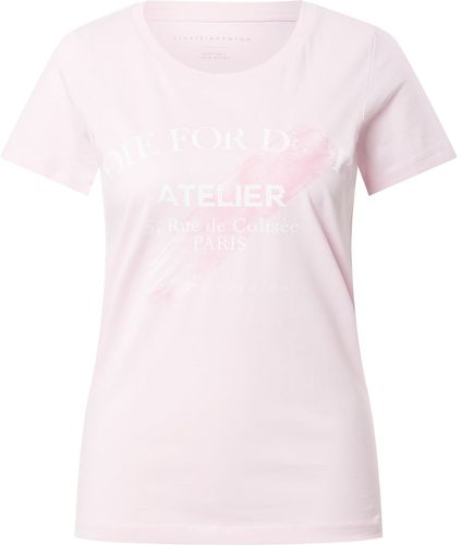 Maglietta 'Violet Atelier'  rosa / bianco