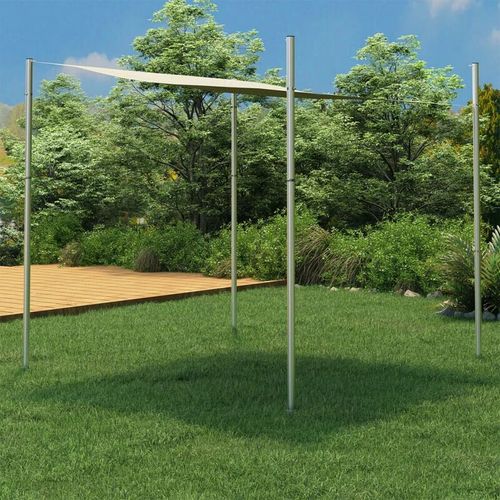 Asta per Parasole a Vela 250 cm Acciaio Inox