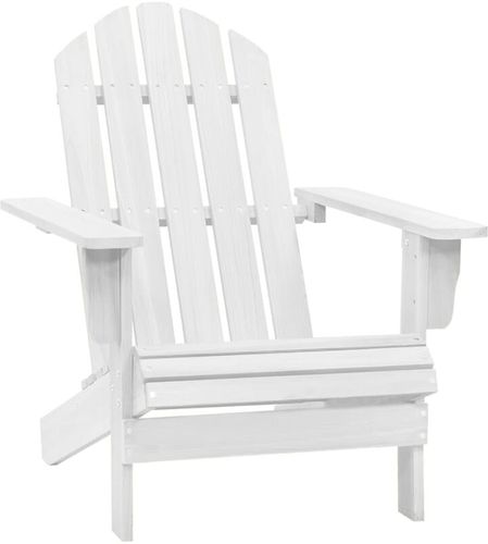 Sedia da Giardino in Legno Bianca