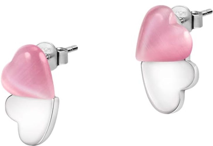 Orecchini Donna Collezione Cuore Cristallo Argento 925‰