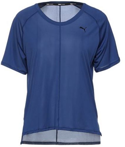 Donna T-shirt Blu S 100% Poliestere
