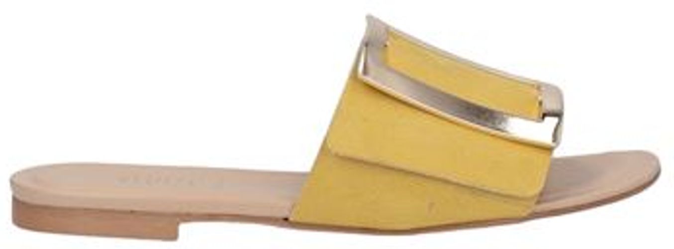 Donna Sandali Giallo 36 Fibre tessili