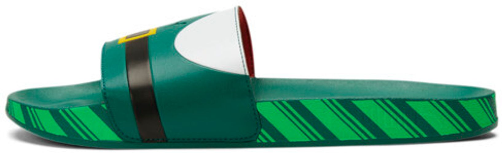 Leadcat Elf Men's Slides in Alpine Green/White, Size 7