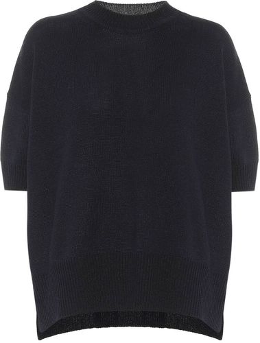 Oversized cashmere knit top