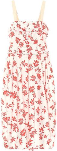 Lulu floral cotton midi dress
