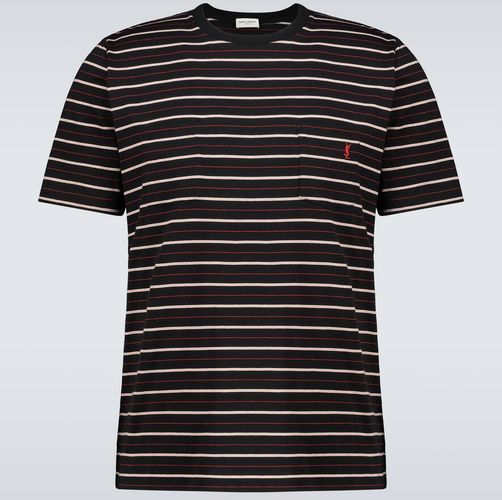Striped short-sleeved T-shirt