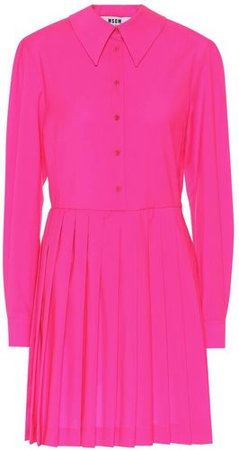 Virgin wool shirt dress