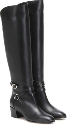Huxlie 45 leather knee-high boots