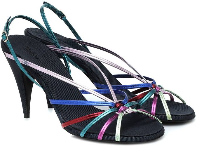 Odeon metallic leather sandals