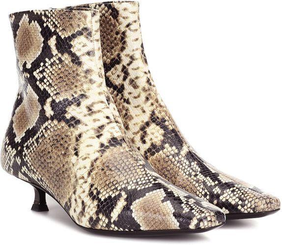 Exclusive to Mytheresa â Laura snake-effect leather ankle boots