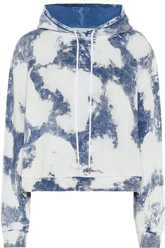 Tie-dye cotton hoodie