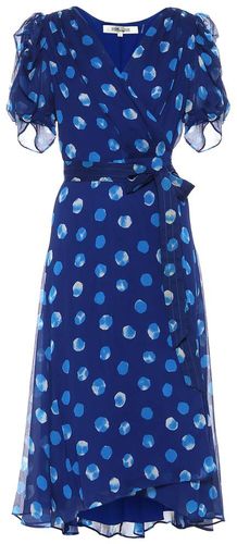 Kimora silk chiffon wrap dress