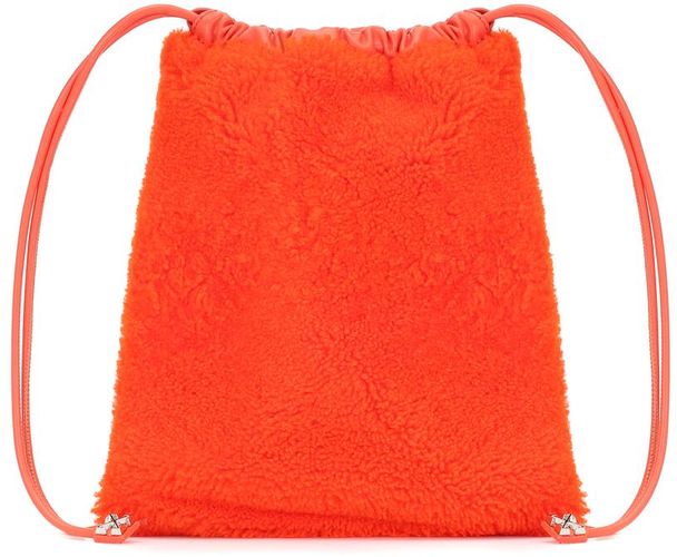 Jitney Furry shearling pouch