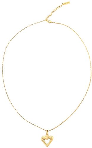 Heart charm necklace