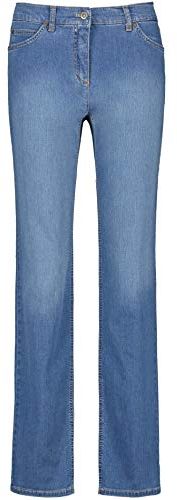 Comfort Fit Pantaloni, Blue Denim con Use, 54 Donna