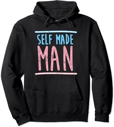 Self Made Transgender Man Trans Pride Parade LGBTQ Felpa con Cappuccio