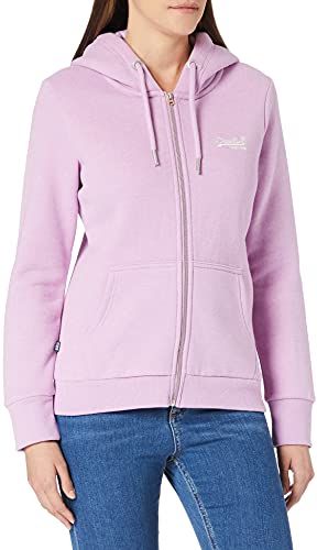 OL Classic Ziphood Felpa con Cappuccio, Lavender Marl, M Donna