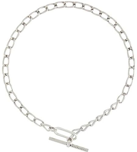 Short Toggle Chain Necklace (Warm Silver) Necklace