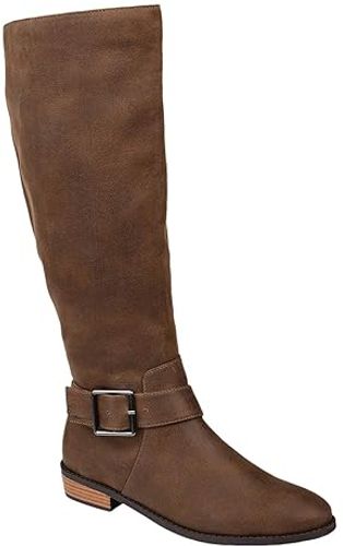 Winona Boot - Wide Calf (Brown) Women's Shoes