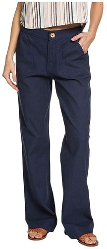 Oceanside High-Waisted Beach Pants (Mood Indigo) Women's Casual Pants