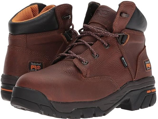 Helix 6 Alloy Toe (Brown Full-Grain Leather) Men's Work Boots